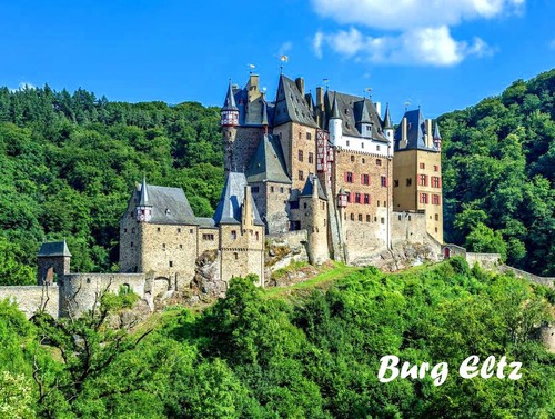 Kühlschrankmagnet burg eltz - kühlschrankmagnet,