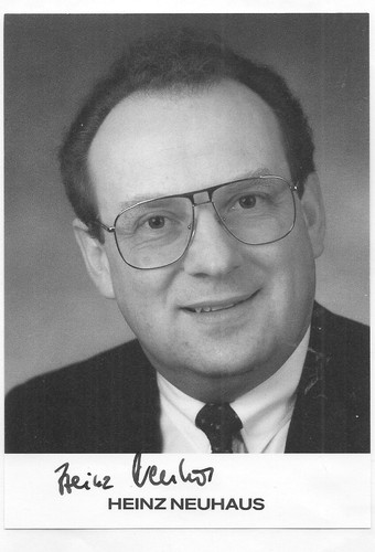 Autogramm heinz neuhaus mdl - autogramm,