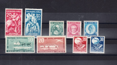 Rheinland pfalz 1947 - rheinland-pfalz,, mit