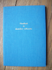 Handbuch der deutschen