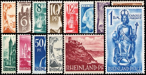 Rheinland pfalz 1948 nr - rheinland-pfalz, mi.-nr